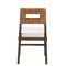 Baxton Studio Porsha Modern Bohemian Dark Brown Finished Mahogany Wood and Natural Rattan Dining Chair 225-13103-ZORO - alternate 5